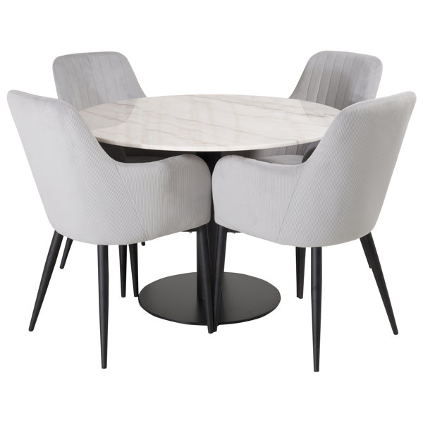 Canora Grey Mabel 4 Person Dining Set Wayfair.ie